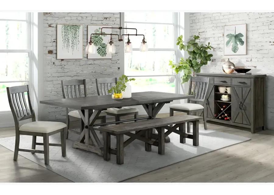 Sawbuck Rectangular Dining Table