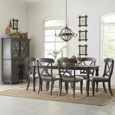 Ocean Isle 7 Piece Dinette Set (Table with 6 Side Chairs)