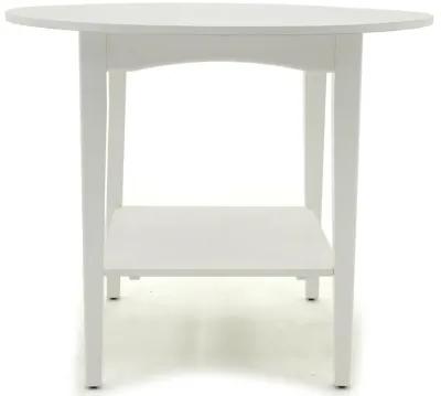 Hampton 3 Piece Round Pub Set (Table with 2 Charlotte Stools)