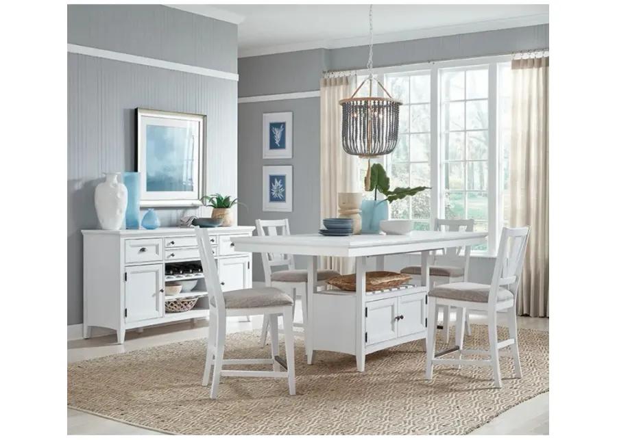 Heron Cove 5 Piece Counter Set (Counter Table with 4 Stools)