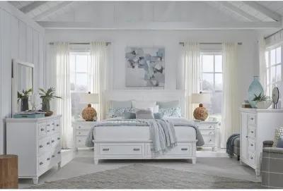 Charleston White Storage Bed