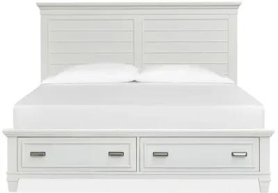 Charleston White Storage Bed