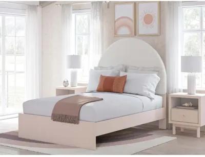 Wistenpine Blush Platform Bed