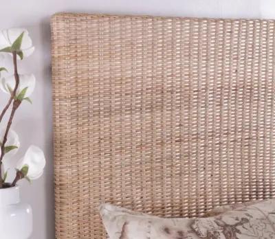 Palmetto Home Natural Core Woven Rattan Headboard - King