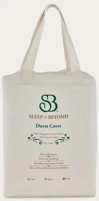 Sleep & Beyond Organic Cotton Duvet Cover - Oversized King