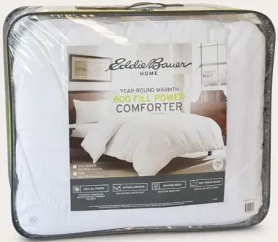 Eddie Bauer White Down Comforter - Queen