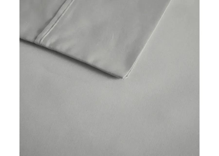 Beautyrest Wrinkle Resistant Cotton Sateen Sheet Set - Gray - Queen