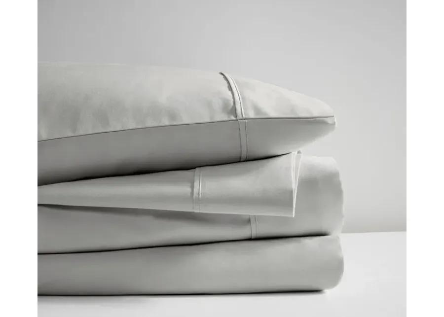 Beautyrest Wrinkle Resistant Cotton Sateen Sheet Set - Gray - Queen