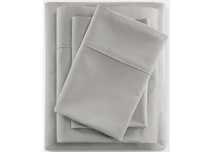 Beautyrest Wrinkle Resistant Cotton Sateen Sheet Set - Gray - Queen