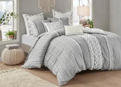 INK + IVY Ink & Ivy Imani Cotton Chenille Duvet Cover Set