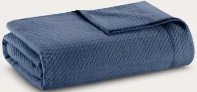 Madison Park Certified Egyptian Cotton Blanket - Blue - Twin