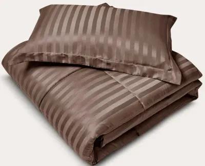 Kathy Ireland Home Kathy Ireland Reversible Down Alternative Comforter Set - Taupe - Twin