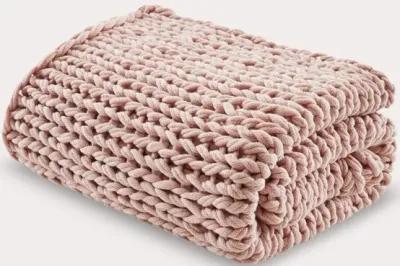 Madison Park Handmade Chunky Double-Knit Throw Blanket Handcrafted