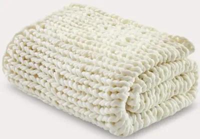 Madison Park Handmade Chunky Double-Knit Throw Blanket Handcrafted