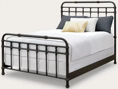 Wesley Allen Laredo Iron Bed with Metal Profile Frame Handcrafted - King