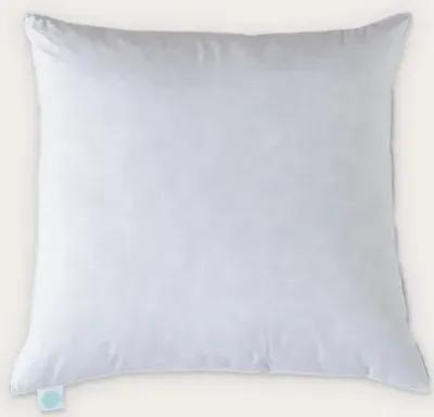 Martha Stewart 233TC Cotton Medium Firm Decorative Square Feather Pillow 2-Pack - Euro