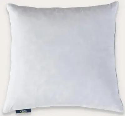 Serta Cotton Medium Firm Decorative Square Feather Pillow 2-Pack - Euro