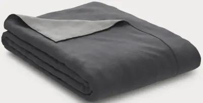 PureCare Cooling Bamboo Reversible Duvet Cover and Sham Set Separates - Shadow/Dove Gray - King Sham