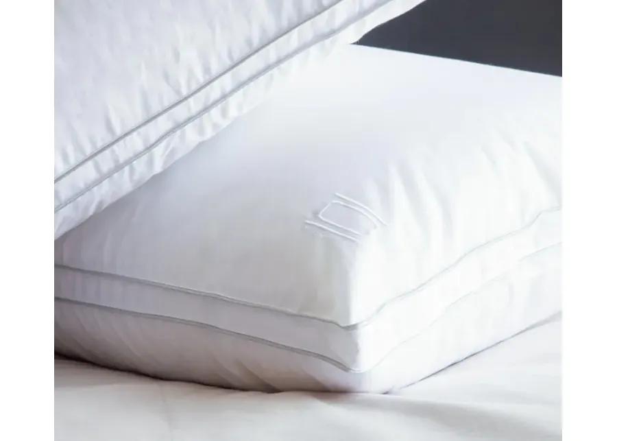 Allied Home Nikki Chu White Goose Down Pillow with Removable Cotton Cover - King