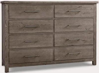 Vaughan Bassett Dovetail Mystic Grey 8-Drawer Wood Dresser