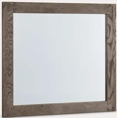 Vaughan Bassett Dovetail Mystic Grey Wood Frame Landscape Mirror