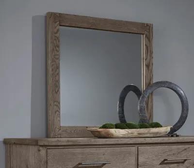 Vaughan Bassett Dovetail Mystic Grey Wood Frame Landscape Mirror