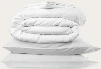 Blu Sleep Paradiso Crinkled Organic Cotton Sheet Set - Queen