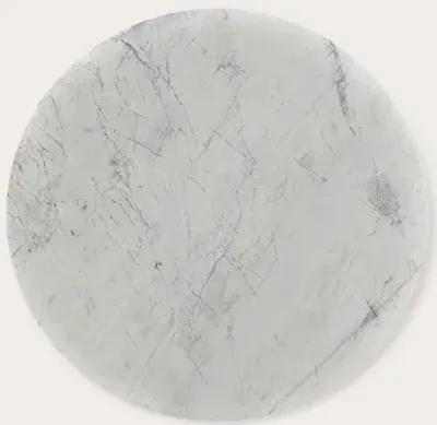 Moe's Furniture Jinxx Charcoal Grey Marble Round Side Table