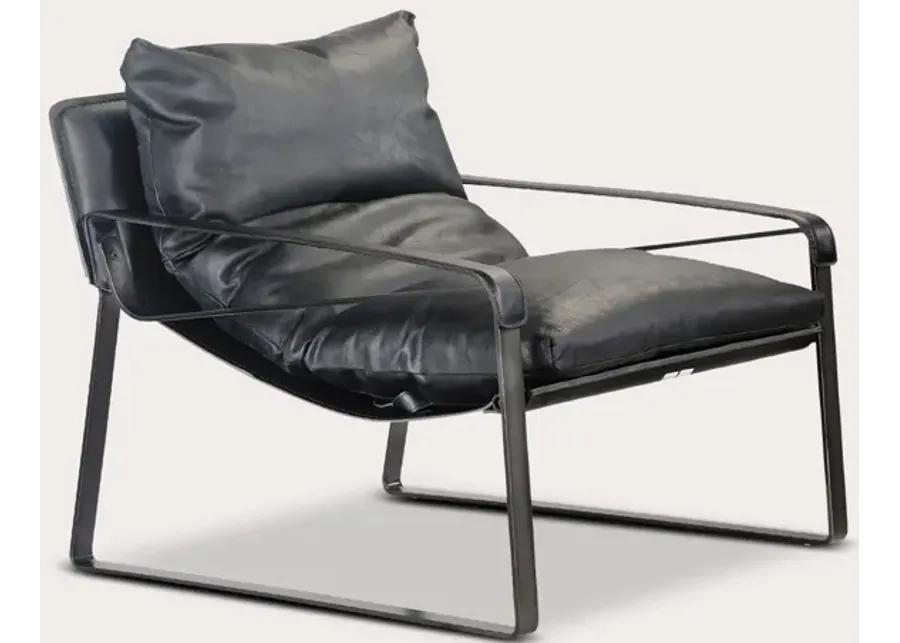 Moe's Furniture Connor Genuine Leather Club Chair