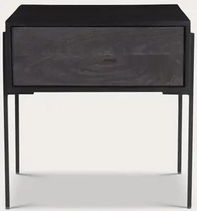 Moe's Furniture Tobin Mango Wood 1-Drawer Side Table