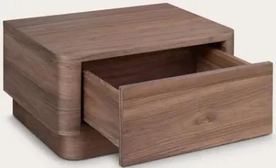 Moe's Furniture Round Off Wood 1-Drawer Nightstand