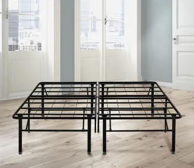 Boyd Sleep 18-Inch Bonus Base Metal Platform Bed Frame - Memory Foam - Twin