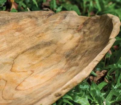 Uttermost Teak Leaf Bowl