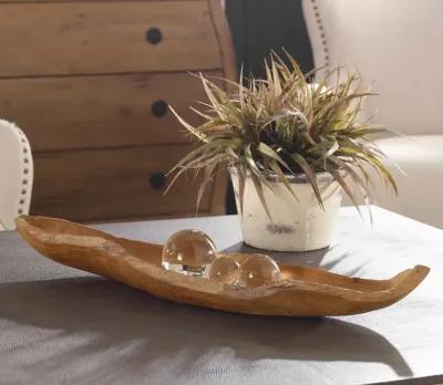 Uttermost Teak Leaf Bowl