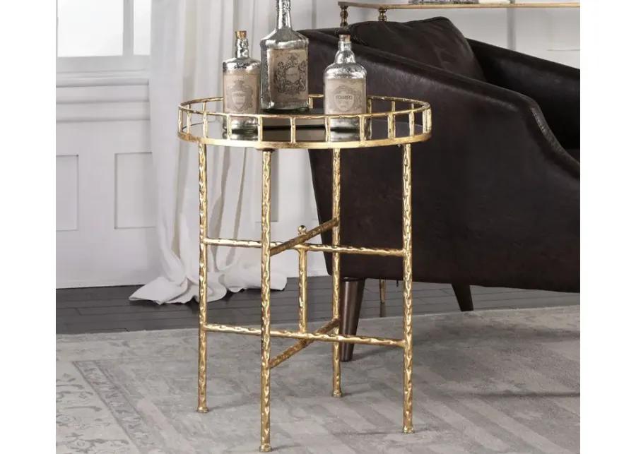 Uttermost Tilly Bright Gold Accent Table