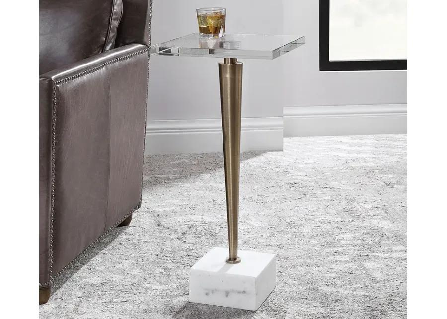 Uttermost Campeiro Drink Table - Nickel