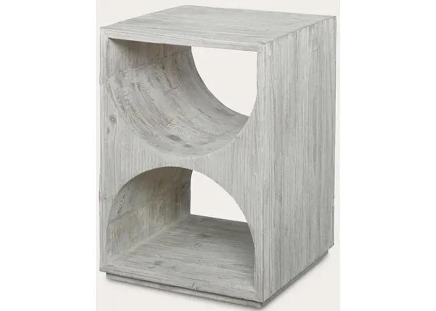 Uttermost Hans White Side Table