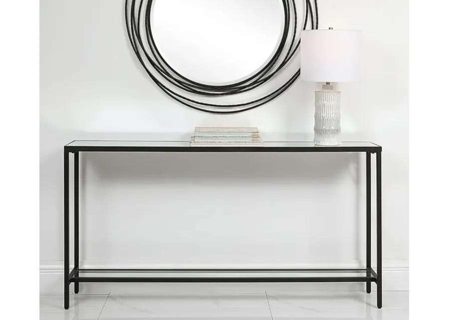 Uttermost Hayley Black Console Table