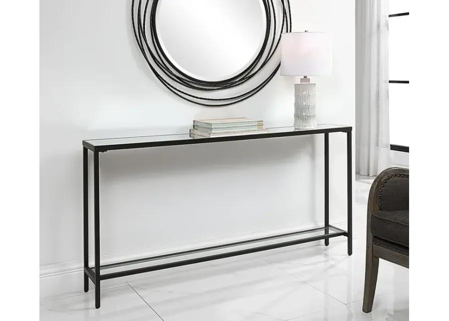 Uttermost Hayley Black Console Table