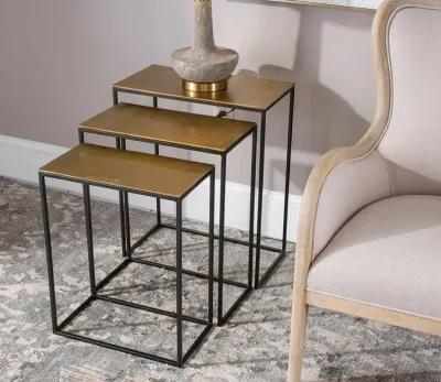 Uttermost Coreene Gold Nesting Tables Set of 3