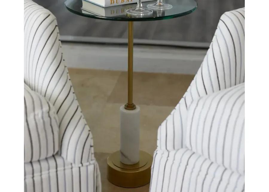 Uttermost Portsmouth Round Accent Table