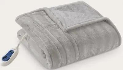 Beautyrest Duke Faux Fur Heated Throw Blanket