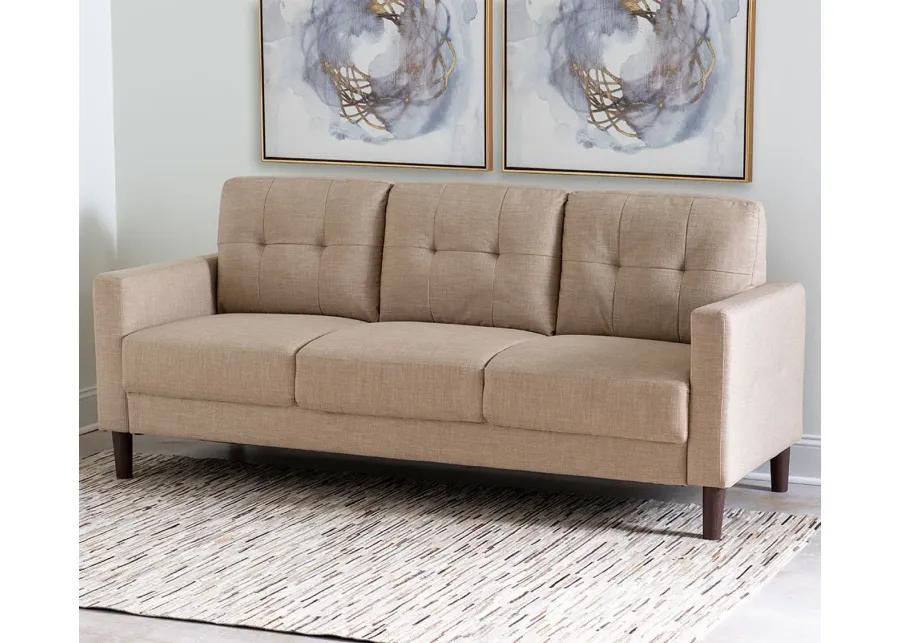 Legacy Classic Owen Oatmeal Tufted Fabric Sofa