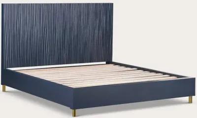 Modus Furniture Argento Oak Platform Bed - Misty Grey - King