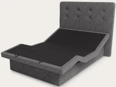 The Dawn House Adjustable Smart Bed - Memory Foam - Slate - King