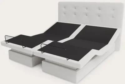 The Dawn House Adjustable Smart Bed - Memory Foam - Slate - King