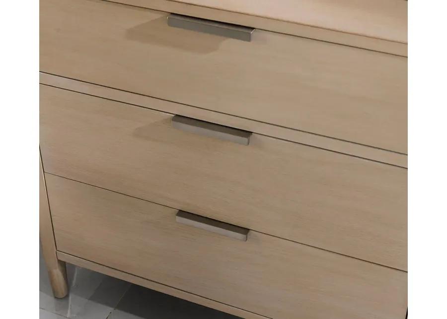 Palmetto Home Payton White Oak 6-Drawer Dresser