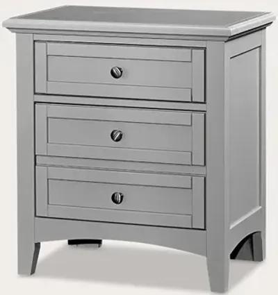 Vaughan Bassett Bonanza 2-Drawer Nightstand - Grey