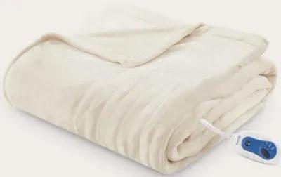 Beautyrest Heated Plush Throw - Lavender