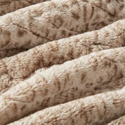 Beautyrest Zuri Oversized Heated Faux Fur Throw